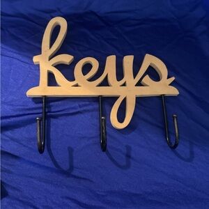 Vintage Style Oak 'Keys' Wall Hook